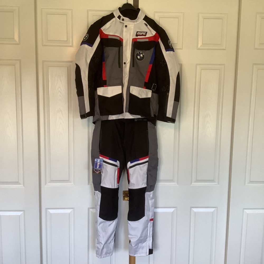 BMW Motorrad SSPZ Men XL Motorcycle Riding Suit Jacket Pants Armored CE NEW